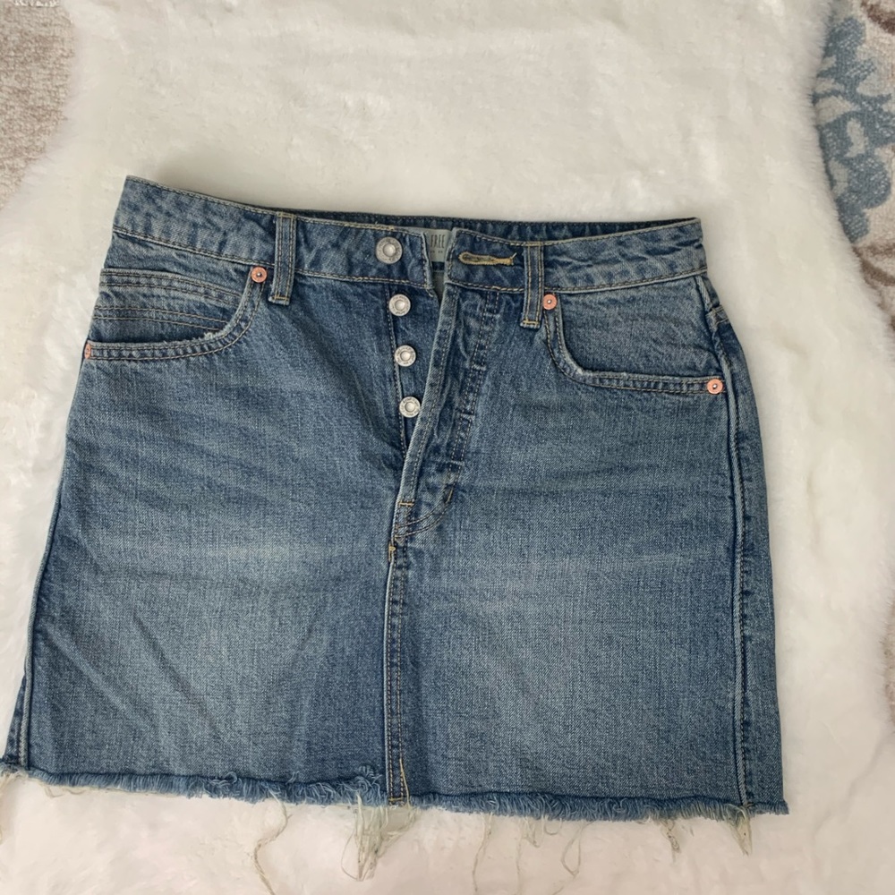 jean skirt